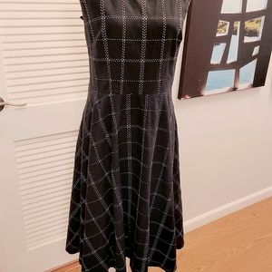 NWT Banned Retro Envelope-Back Navy Dress, size 16